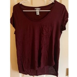 🧨👗 3 for $25👗🧨 burgundy blouse